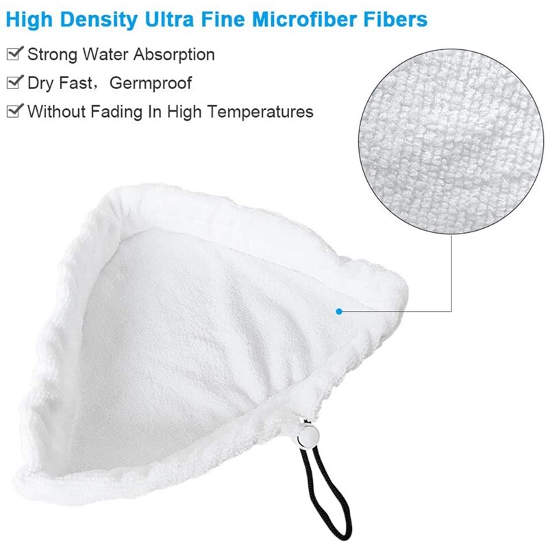 6 stk steam mopp pads erstatning pads tilbehør for steamboy  x5 h2o h20 s302 s001 skg 1500w steam mopp