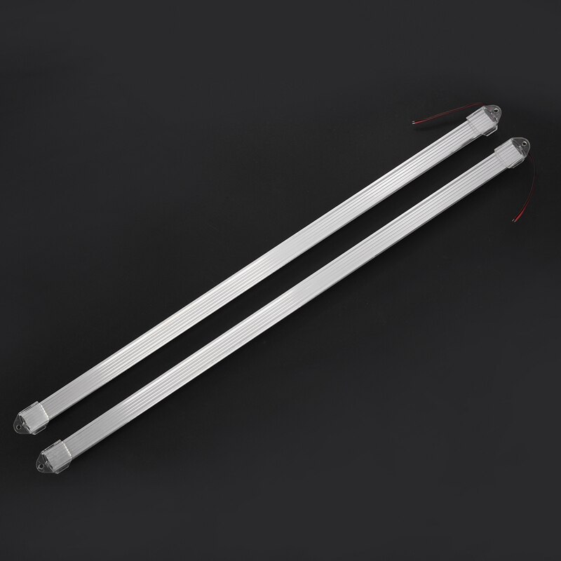 2 Pcs Aluminum Alloy Rigid LED Strip Rod Light Waterproof 12V 50CM