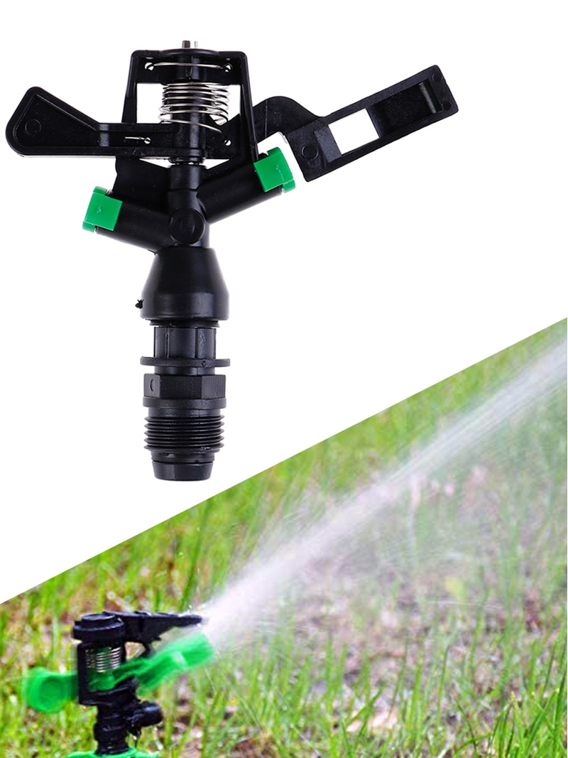 360 Degree Rocker Nozzle Rotating Jet Sprinkler For Yard Garden and Lawn Agriculture Irrigation Sprinkler Head 1/2" Male Thread