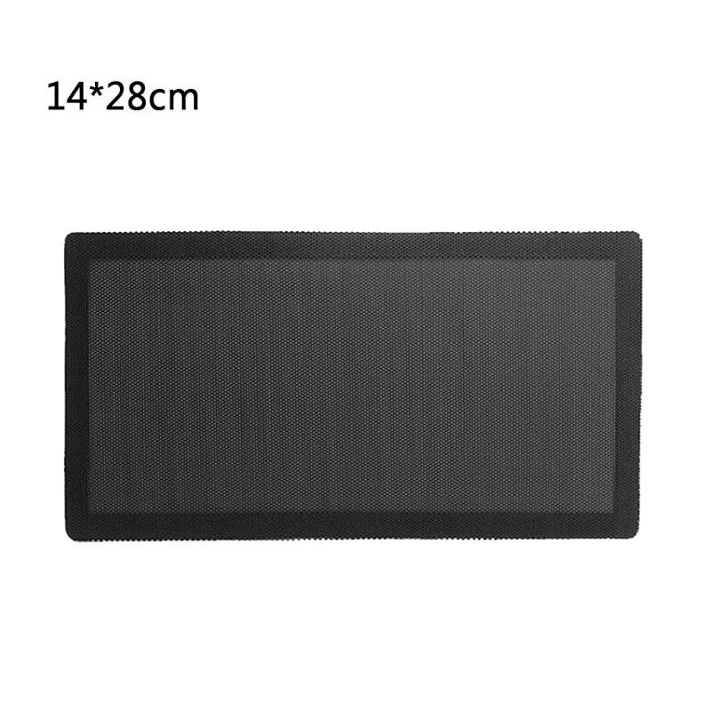 Filtro de polvo de refrigeración para chasis de PC, cubierta de ventilador de red magnética de PVC, a prueba de polvo, accesorios de malla para ordenador, 14x28mm/12x36mm