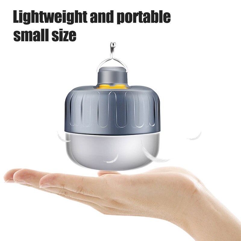 Portable Lantern Camping Lights USB Rechargeable IP65 Waterproof Lamp LED Lantern Emergency Lights Outdoor Hanging Tent Light