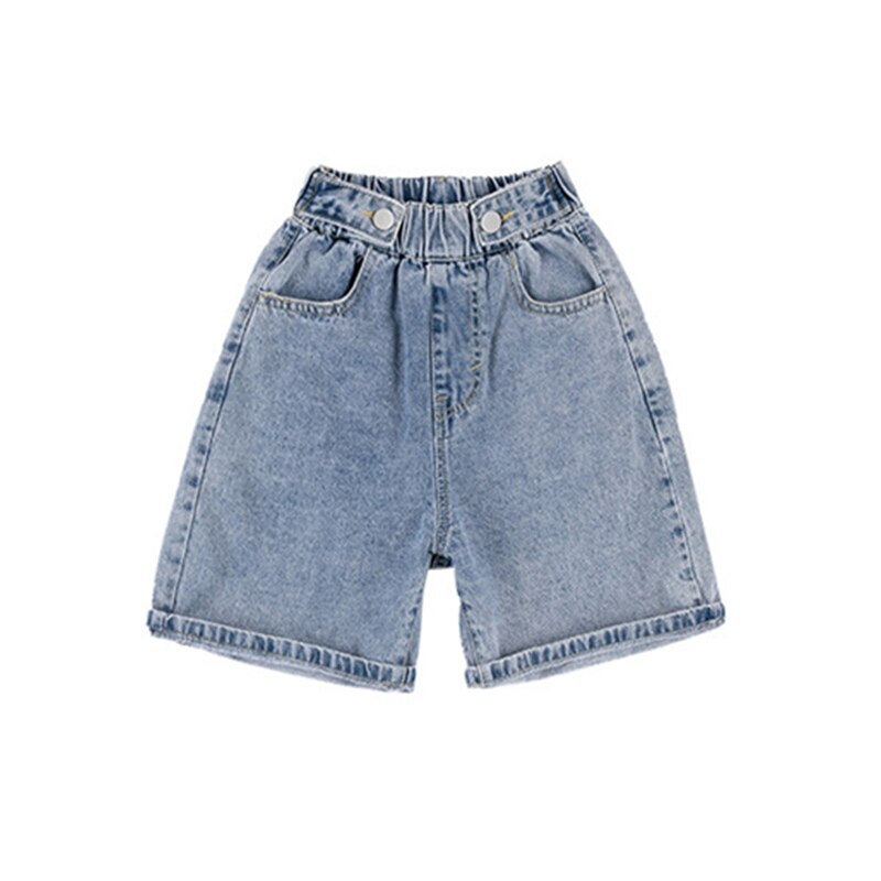 Short En Jean Fille Taille 6 Ans - Marque Kiabi - Occasion Très Bon état - Bleu Délavé