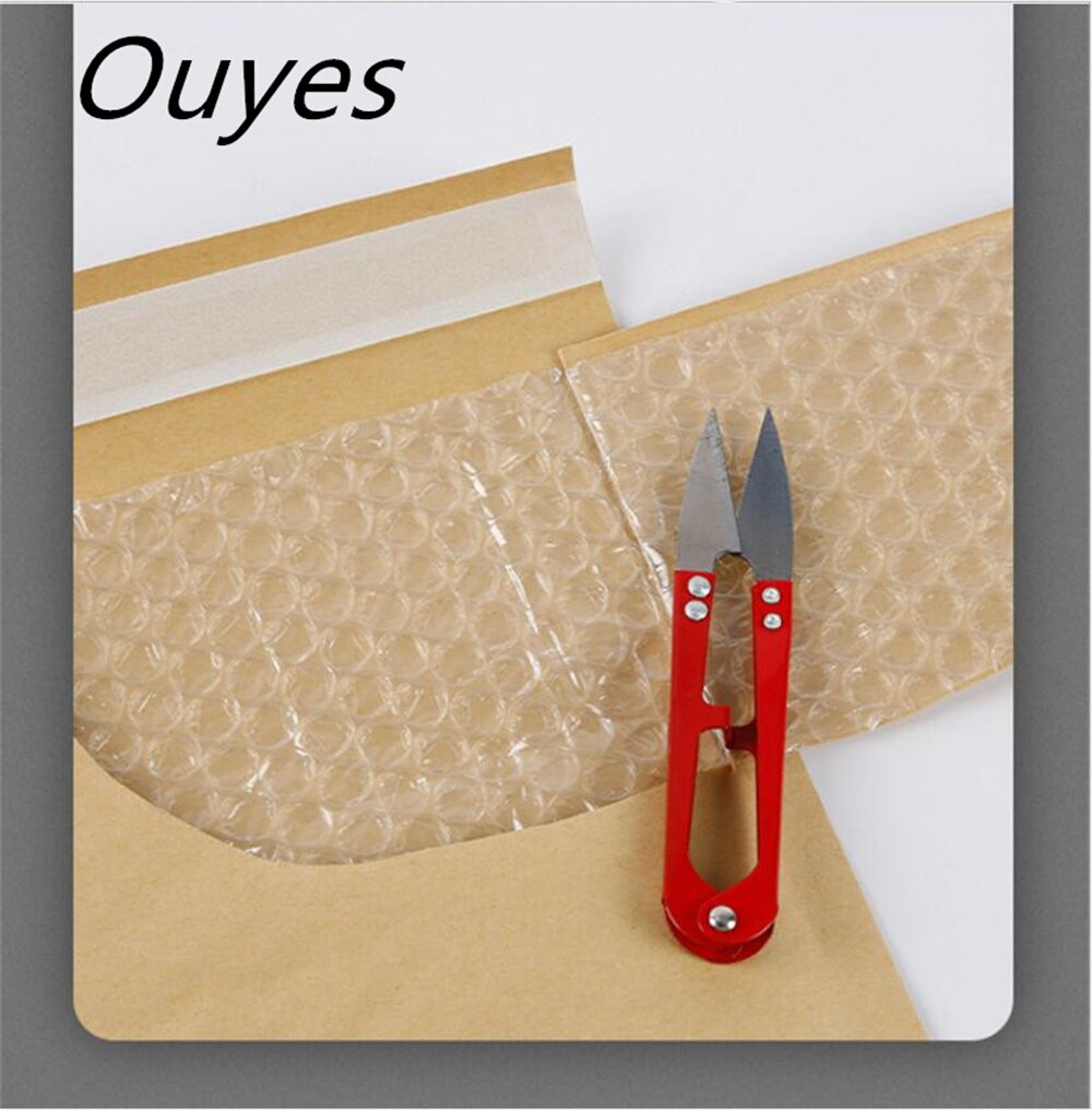 Sobres de papel Kraft Natural con burbujas, sobres de acolchados, 10 unidades