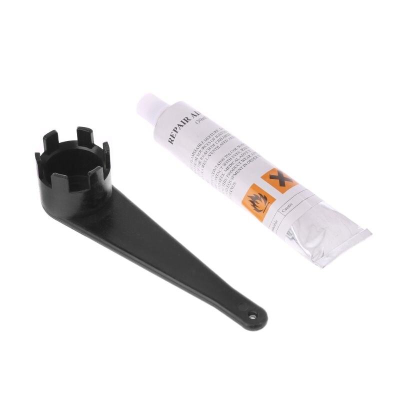 Inflatable Boat Swimming Pool Kayaking PVC Puncture Repair Patch Glue Kit Adhesive Canoe Valve Wrench