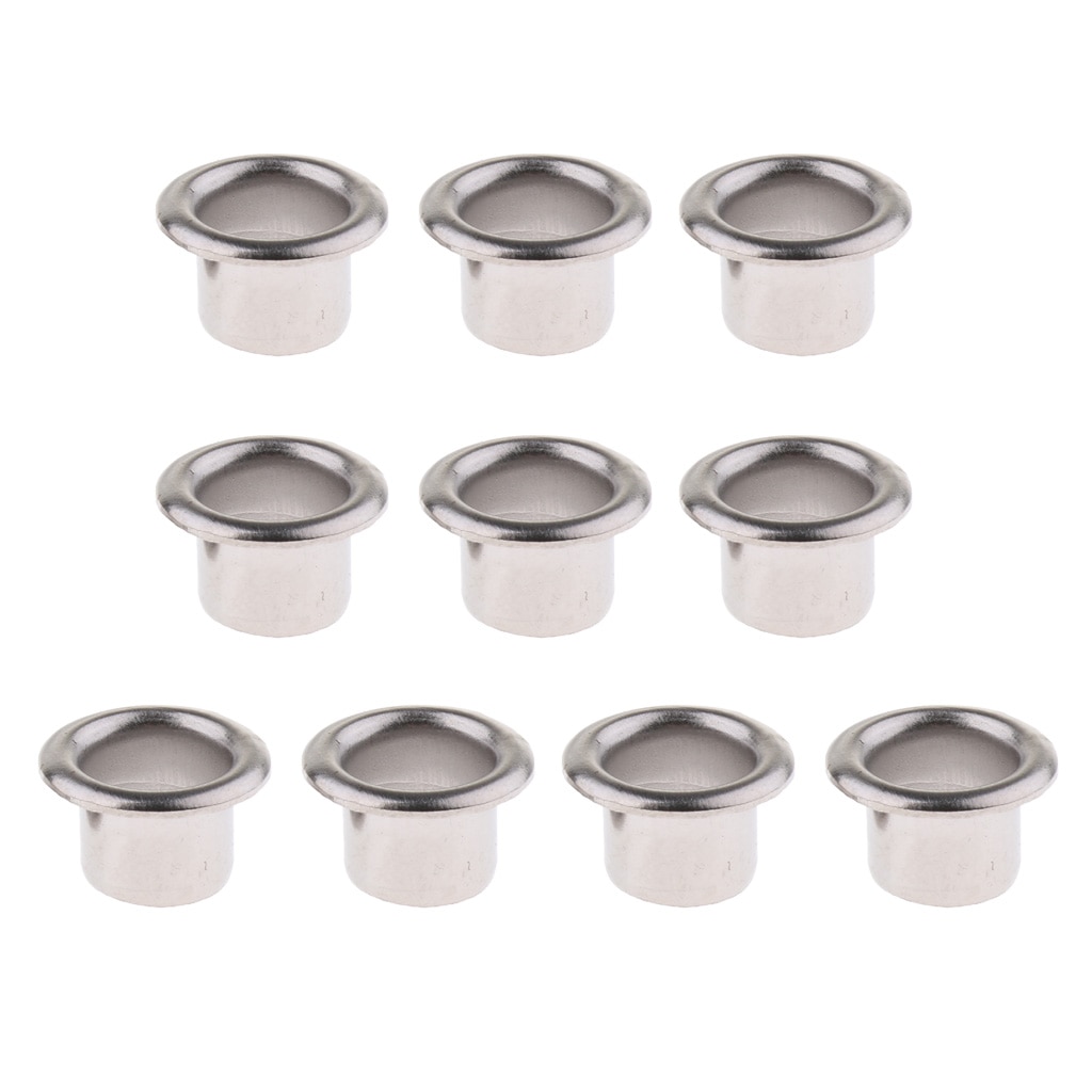 10x Badge Grommet Style Drum Air Vents 10 X 8mm Percussion Instrument Parts