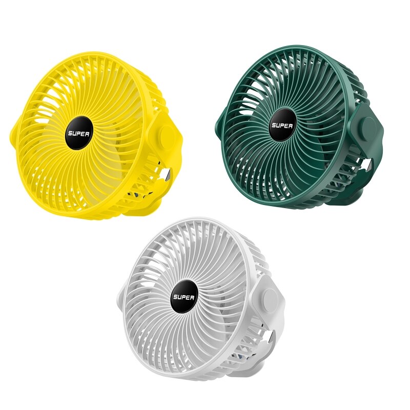 Summer 7.3'' Hanging Fan 3 Speed 1200mAh Rechargeable Ceiling Fan for Boys Girls