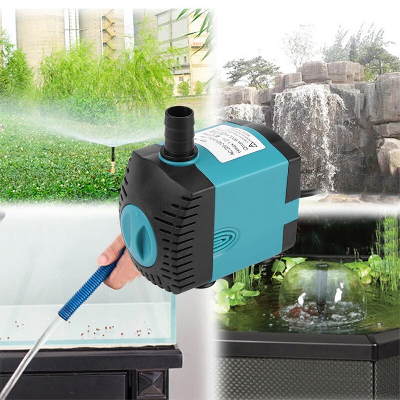 Aquarium Water Pump Ultra-Quiet Submersible Water Fountain Pump Filter Fish Pond Water Pump Tank Fountain 3W/6W/10W/15W/25W