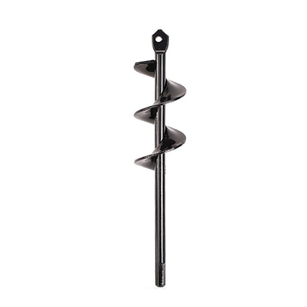 Garden Auger Spiral Drill Bit Tool Flower Planter Bulb Shaft Drill Auger Yard Gardening Bedding Planting Hole Digger Tool: 5