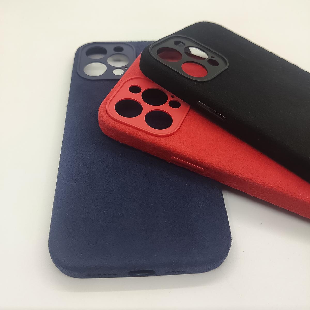 12 Pro Luxury Suede Leather Case For Apple iPhone 12 Pro Max Anti-Fall Protective Cover For iPhone 12 Mini 12Pro Max Phone Case