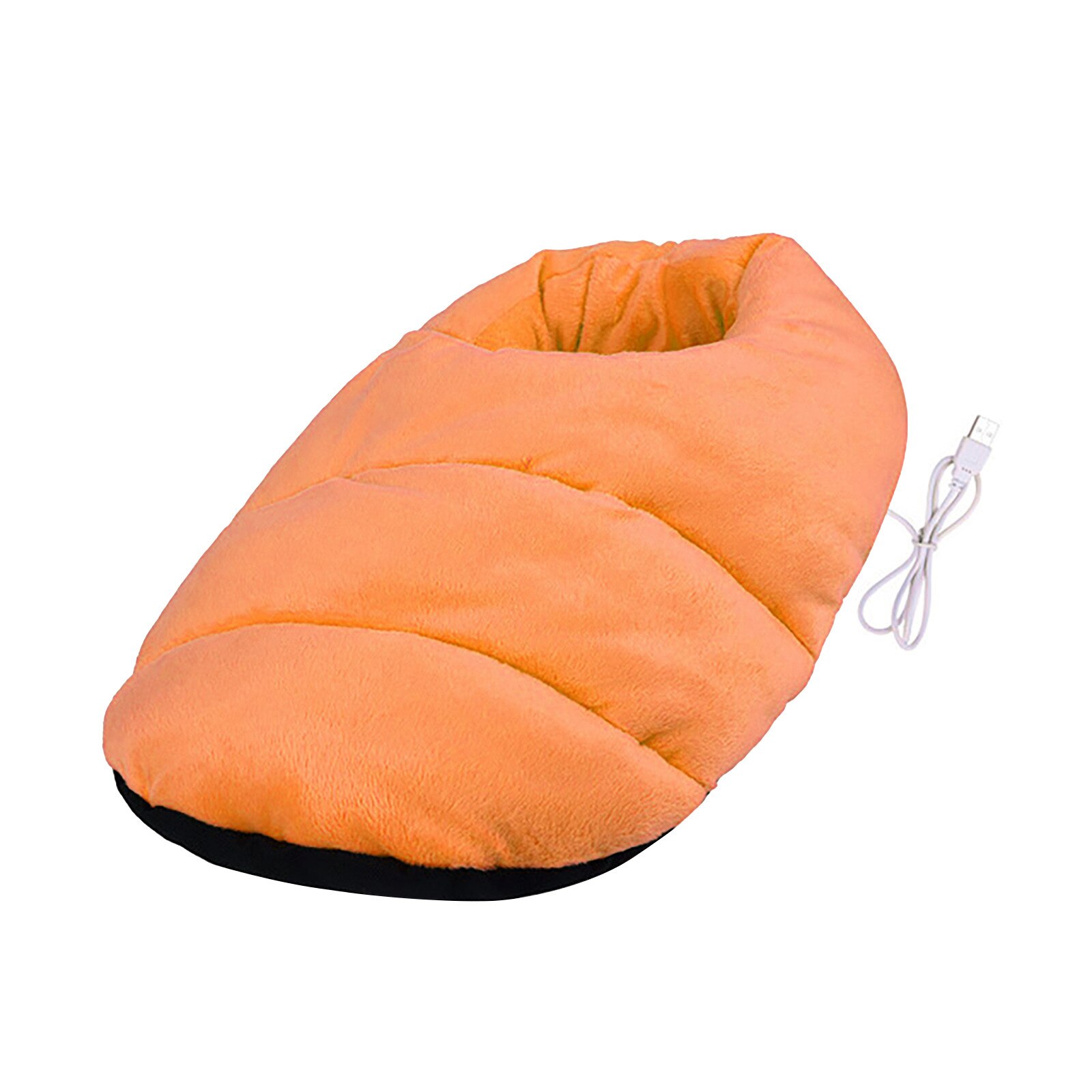 USB Electric Foot Warmer Heating Pad Winter Home Office Warm Foot Care Safe Detachable Washable Heated Slipper Shoes: C