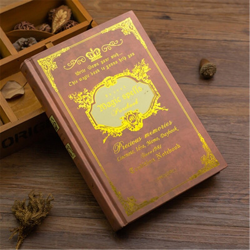 Retro Notebook Journals Voor Reizigers Creatieve Planner Vintage Patroon Schoolbenodigdheden Student: 7HH1001041-2