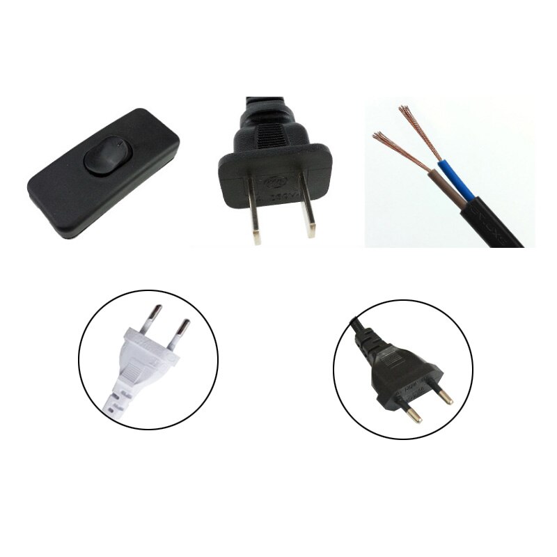 1.8M EU US Plug Switch line Cable On Off Power Cor... – Grandado
