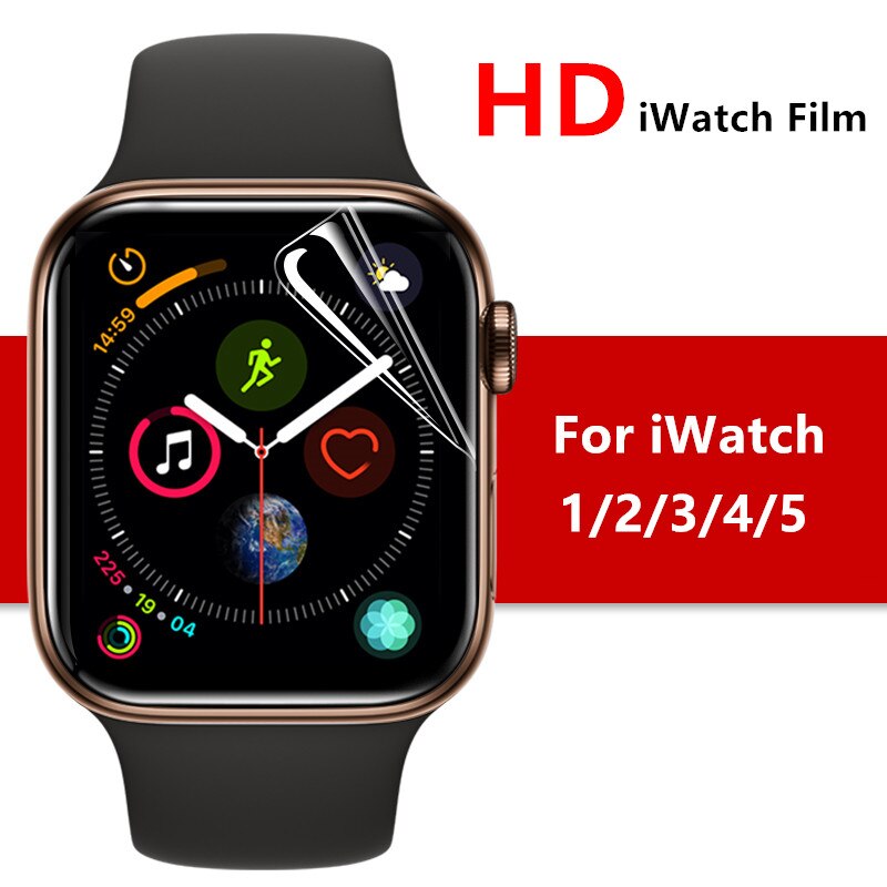Hydrogel Film for Apple Watch 6 5 4 3 2 1 SE Screen Protector Films 44mm 40mm 42mm 38mm Ultra Thin Anti Scratching Water Proof