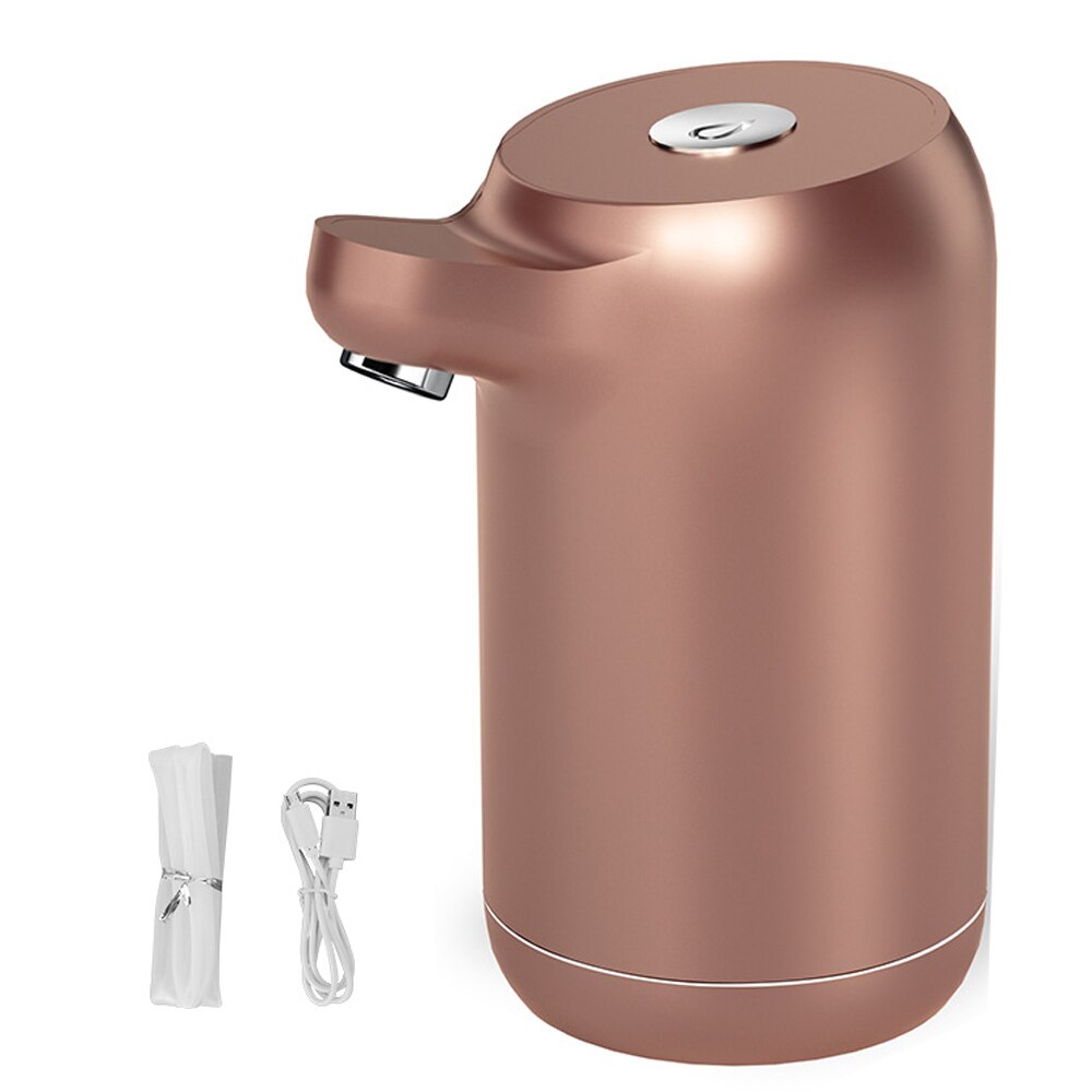 Hjem gadgets vandflaske pumpe mini tønde vand elektrisk pumpe usb opladning automatisk bærbar vanddispenser drikke dispenser: G310962