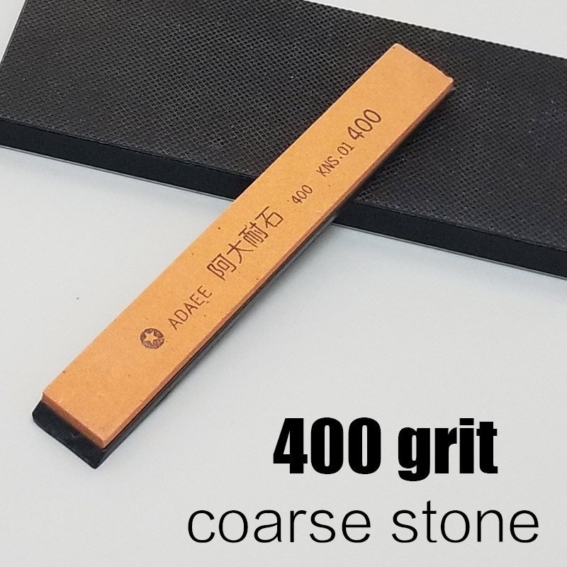 180 400 800 grain fixe angle meule meuleuse pierre à aiguiser polonais hone humide couteau système outil cuisine Abrader moudre pierre aiguiseur: 400 grit