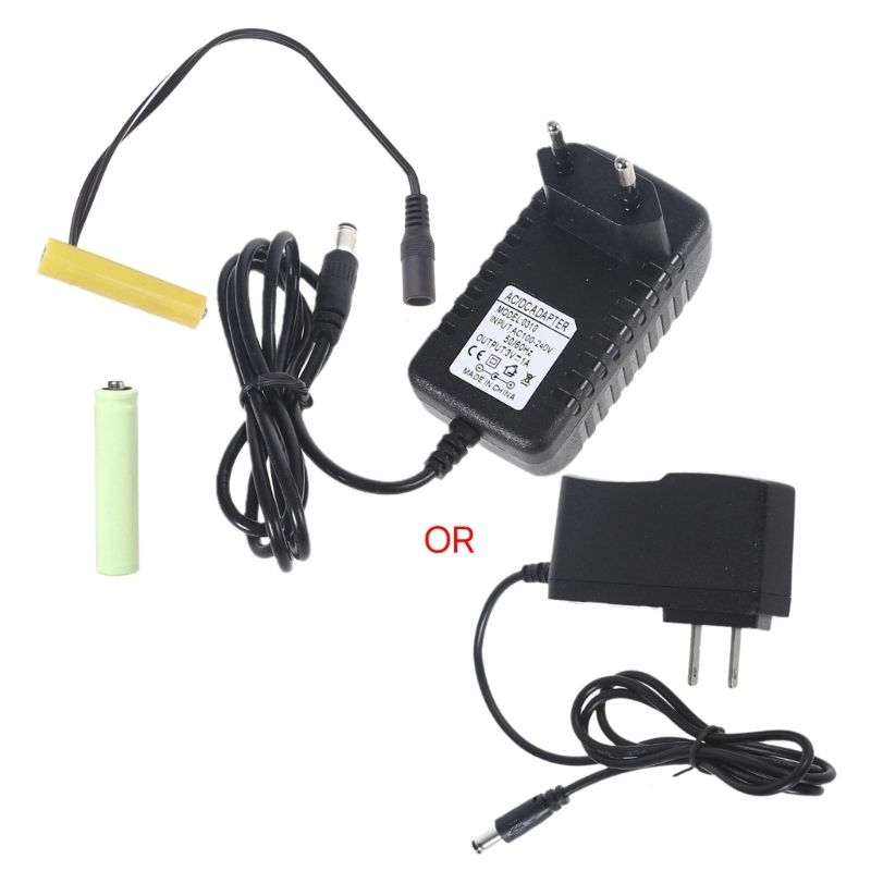 Batterie-Eliminatoren ersetzen 2 AAA-Batterien, Netzteil-Adapter für LED-Gebühr