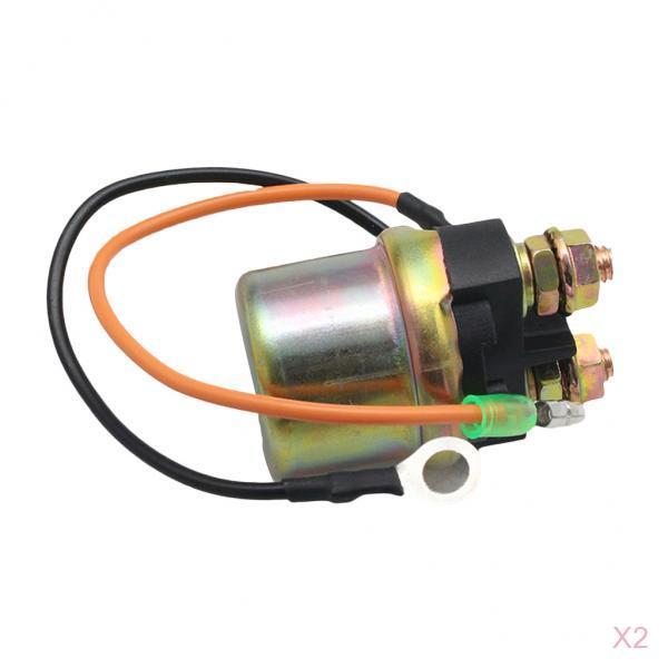 MagiDeal 2 x Motorcycle Starter Solenoid Starter Engine System Solenoid