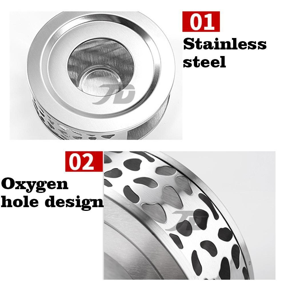 Staal Thee Warmer Thee Theepot Houder Warmer Ronde Kaars Base Heater Koffie Melk Kaars Verwarming Base Houder Theewaar