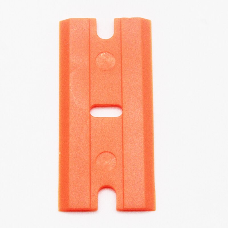 10/20pcs Window Glass Cleaner Scraper Car Wrap Sticker Squeegee Double Edged Plastic Razor Blade Label Clean Razor Glue Remover