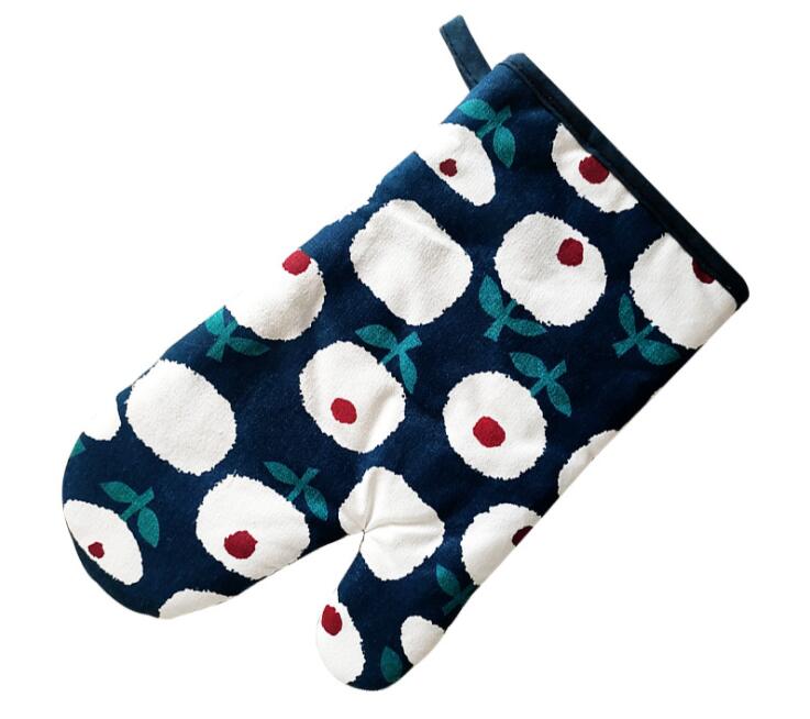 1Pcs Ovenwant Magnetron Koken Handschoenen Keuken Potholder Heet Oppervlak Handler Dikke Isolatie Oven Handschoenen: E003