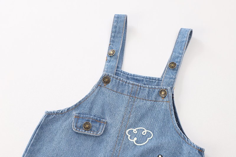 Lente Herfst Kinderen Kleding Baby Jongens Meisjes Cartoon Denim Broek Overalls Baby Outfit Kids Giraffe Peuter Casual
