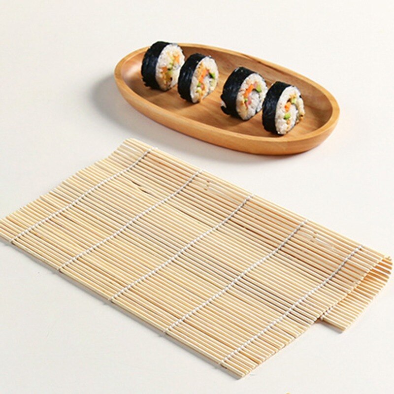 NUOVO Arrivo Sushi Set Stuoie Bambù Per Arrotolare Palette Per Riso Utensili Da Cucina Accessori Fai Da Te