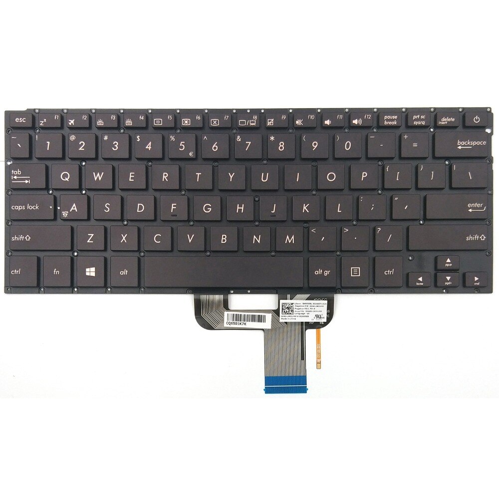 Laptop Keyboard for Asus ZenBook UX310 UX310UA UX310UQ U4000 U4000U U4000UQ Series Black US Backlit