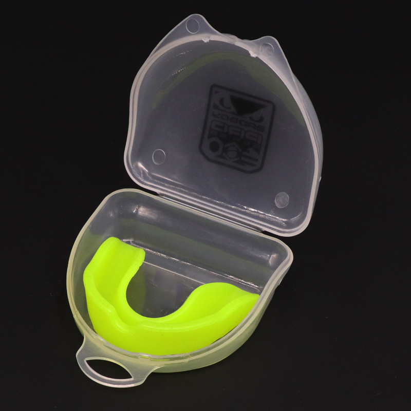 Protège-bouche de Sport, Protection Anti-molaire, pour boxe, Sanda, karaté, Taekwondo, combat, basket-ball, Football: Green with Box