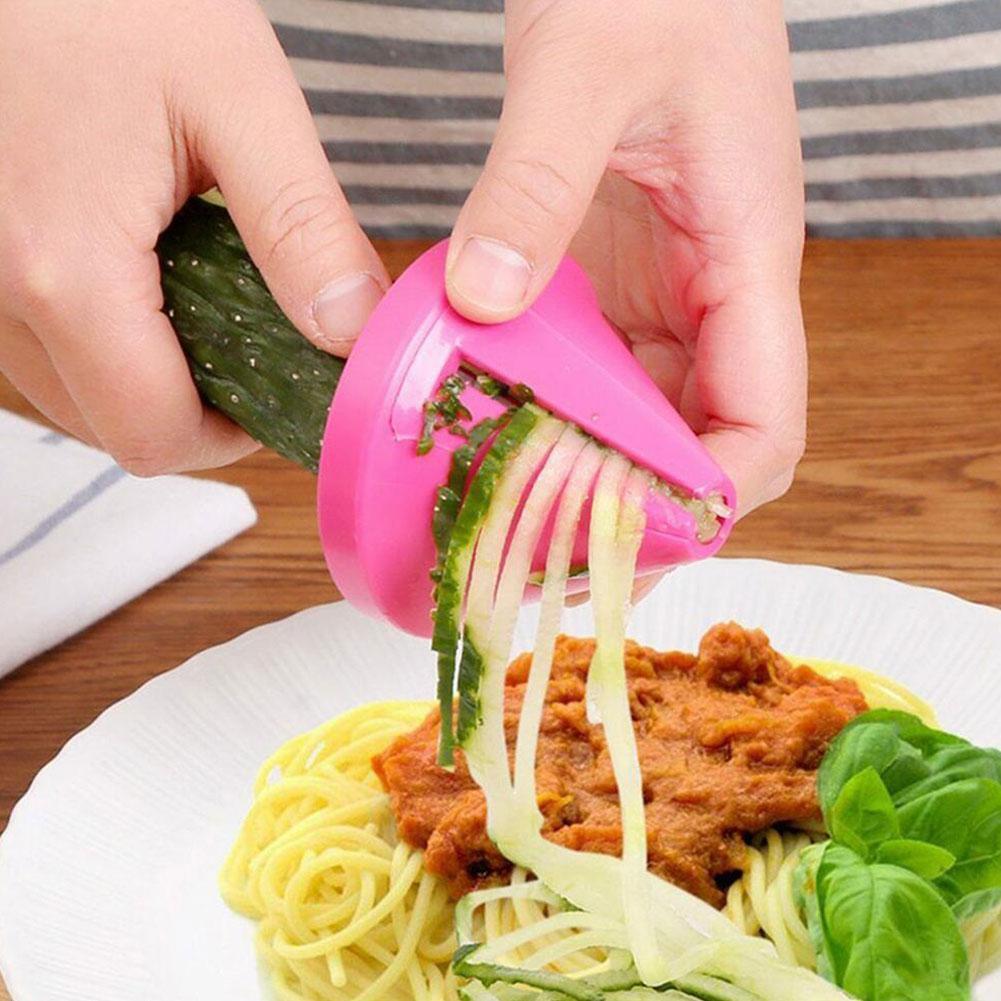 Carrot Grater Portable Vegetable Fruit Multifunction Spiral Shredder Peeler Manual Potato Carrot Radish Rotating Shredder Grater