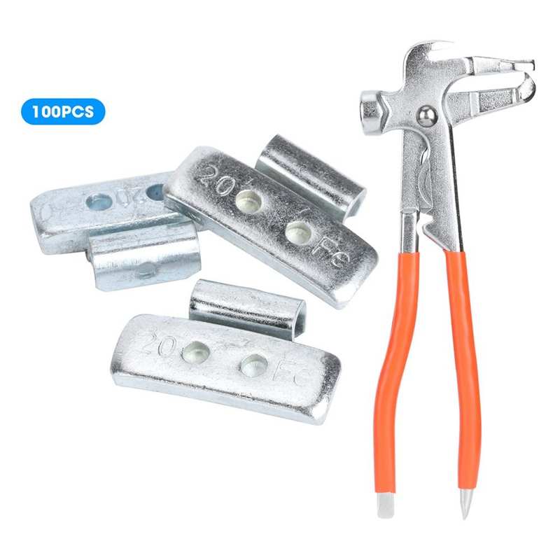 car accessories Tire Chains 20g/0.71oz Clip-On Hook Wheel Blocks P-Style Tire Weight Balancing Assortment araba