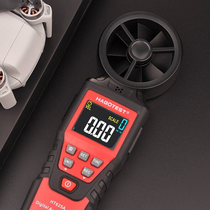Digitale Anemometer Ветромер Wind Meter Wind Gauge 풍속계 탄속측정 Измеритель Скорости Ветра Windmeter Habotest HT625A