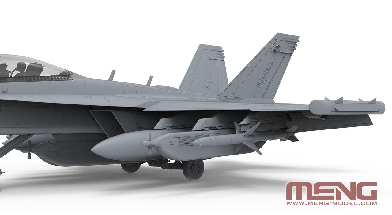 MENG LS-014 1/48 Scale BOEING &#39;&#39;EA-18G GROWLER&quot; ELECTRONIC ATTACK AIRCRFT Plastic Model Kit