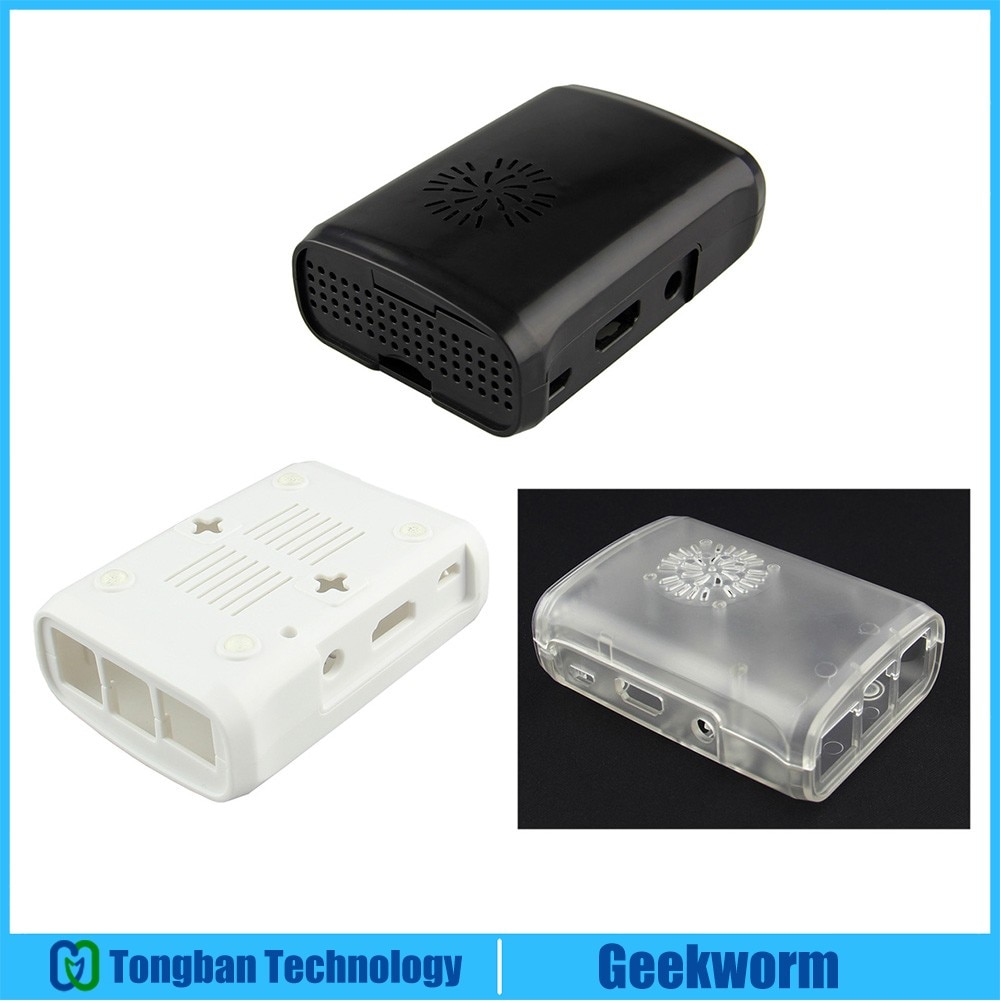 Raspberry Pi 3 Model B + ABS Case Shell-Behuizing voor Raspberry pi 3B + 3B 2B Ondersteuning fan installatieprocedure