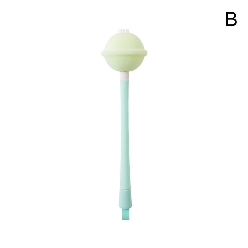 3 In1 Baby Fles Borstel Multifunctionele Lange Handvat Lange Borstel Schrobben Rotary Fles Handvat Baby Melk Cleaner U3G0: green