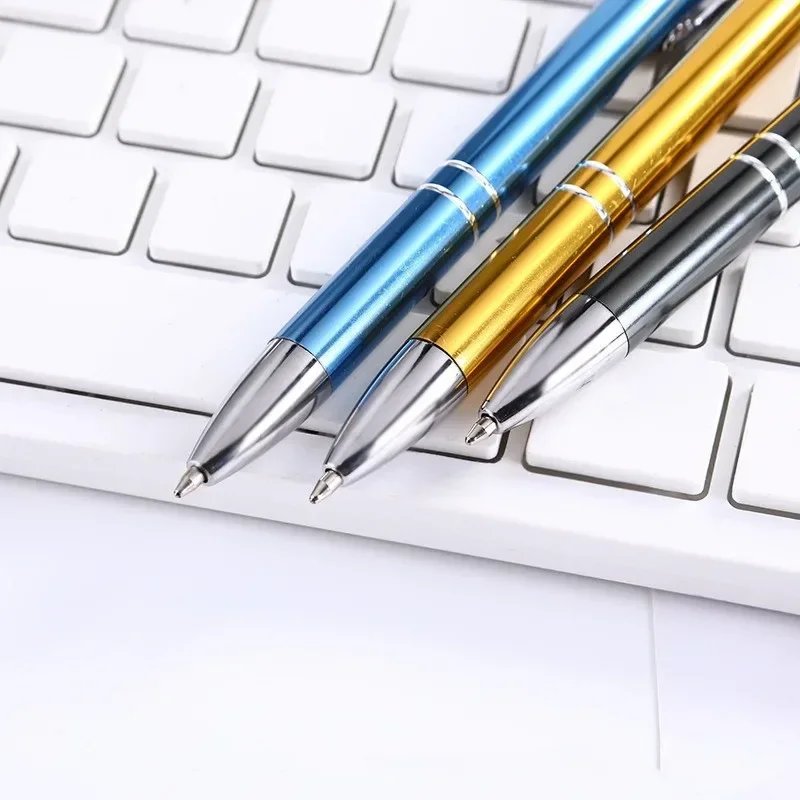 100 stuks reclame metalen balpen blanco pennen voor doe-het-zelf creatieve zakelijke multifunctionele pen