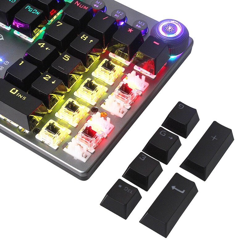 AULA Mechanical-Keyboard Game Laptop Computer Wrist-Rest Backlight LED Wired USB Gaming Hebrew Arabic Russian
