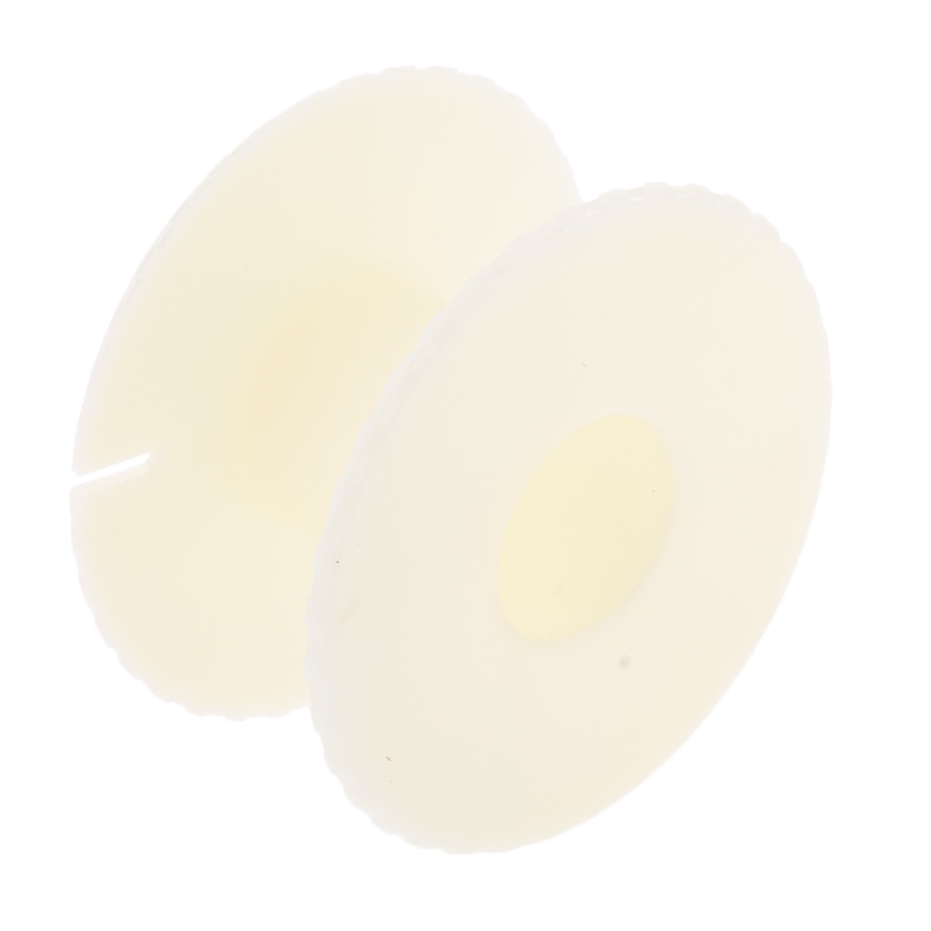 White Plastic Spools - Empty Spools - Crafts Thread Cord Wire Rope Chain Roll