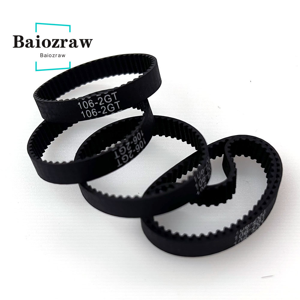 3D części drukarki GT2 6mm pętla zamknięta gumowy pasek rozrządu 96 98 100 102 104 106 108 110 112 114 116 118 120 122 124 126 130mm 2GT