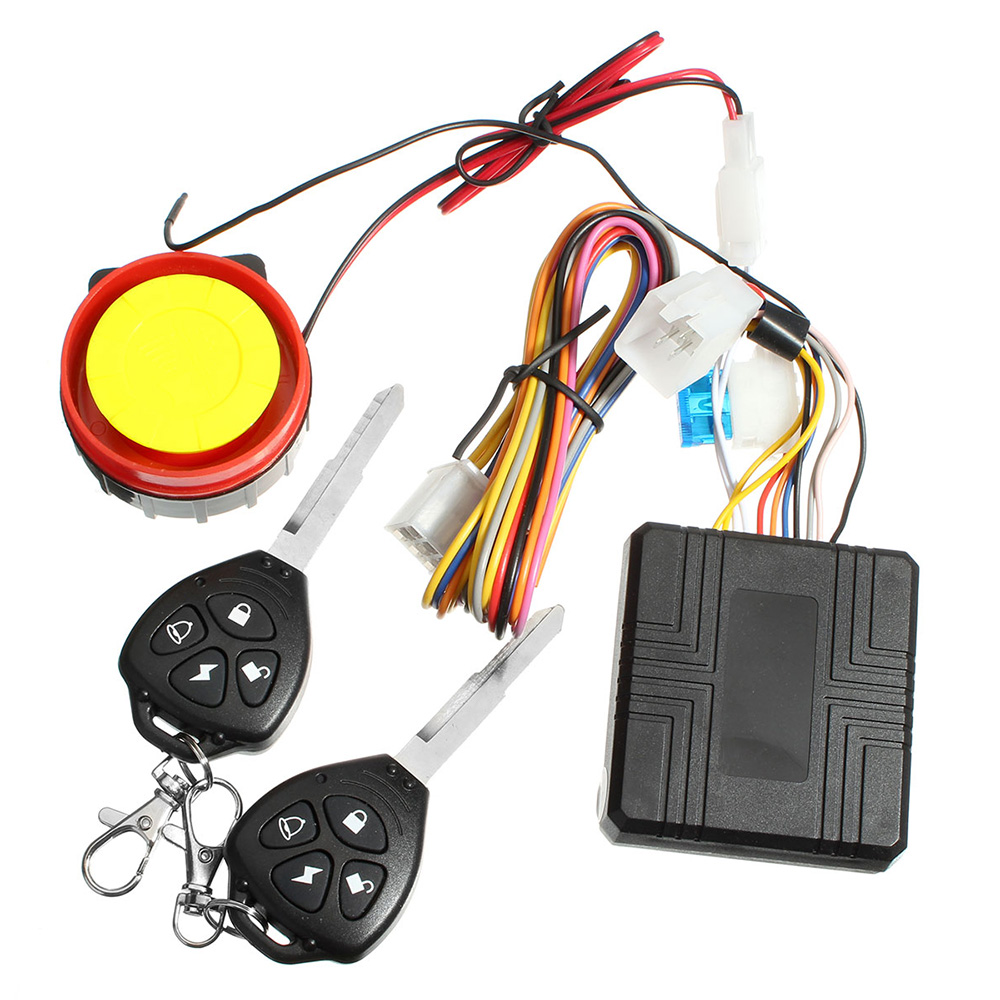 Anti-theft security alarm for motorcycle, scooter, moped, Moto alarm with remote control