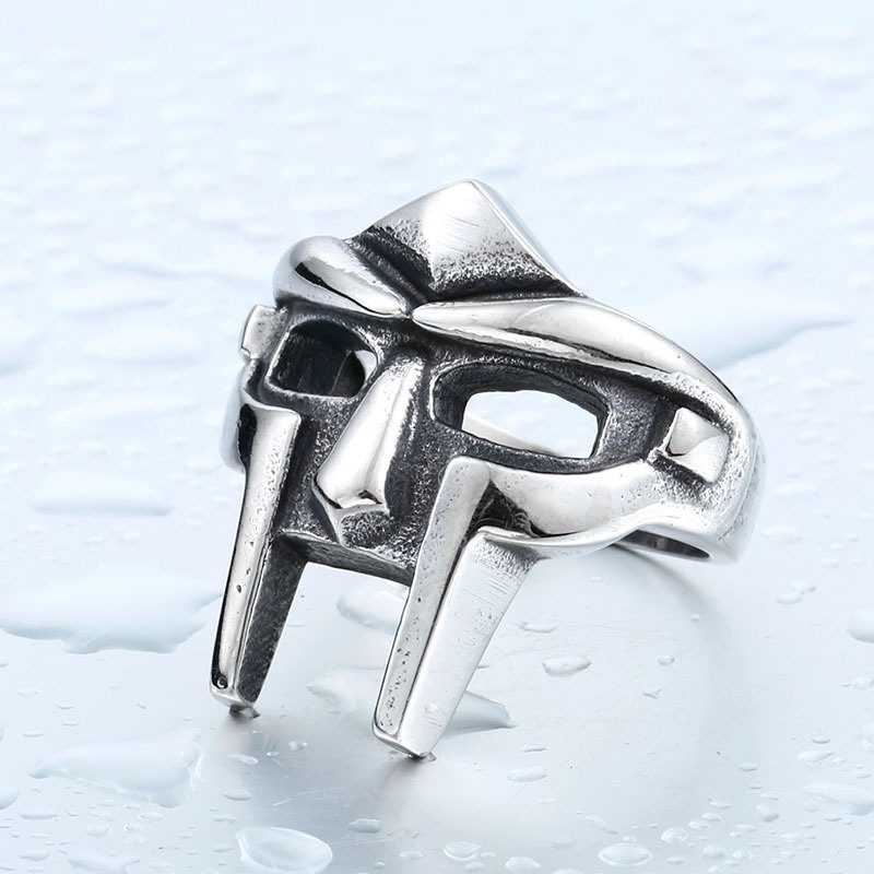 Klassieke Retro Heren Ring Punk Stijl Egyptische Farao Masker Mannelijke Ring Accessoires Sieraden Voor Man Party Beste