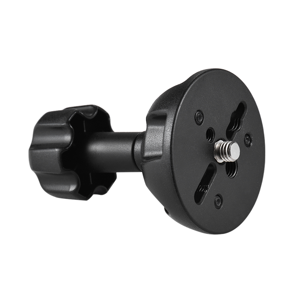 75mm 3/8 ''convertidor adaptador de Media bola plana a cuenco para soporte para cámara DSLR de trípode de cabeza fluida