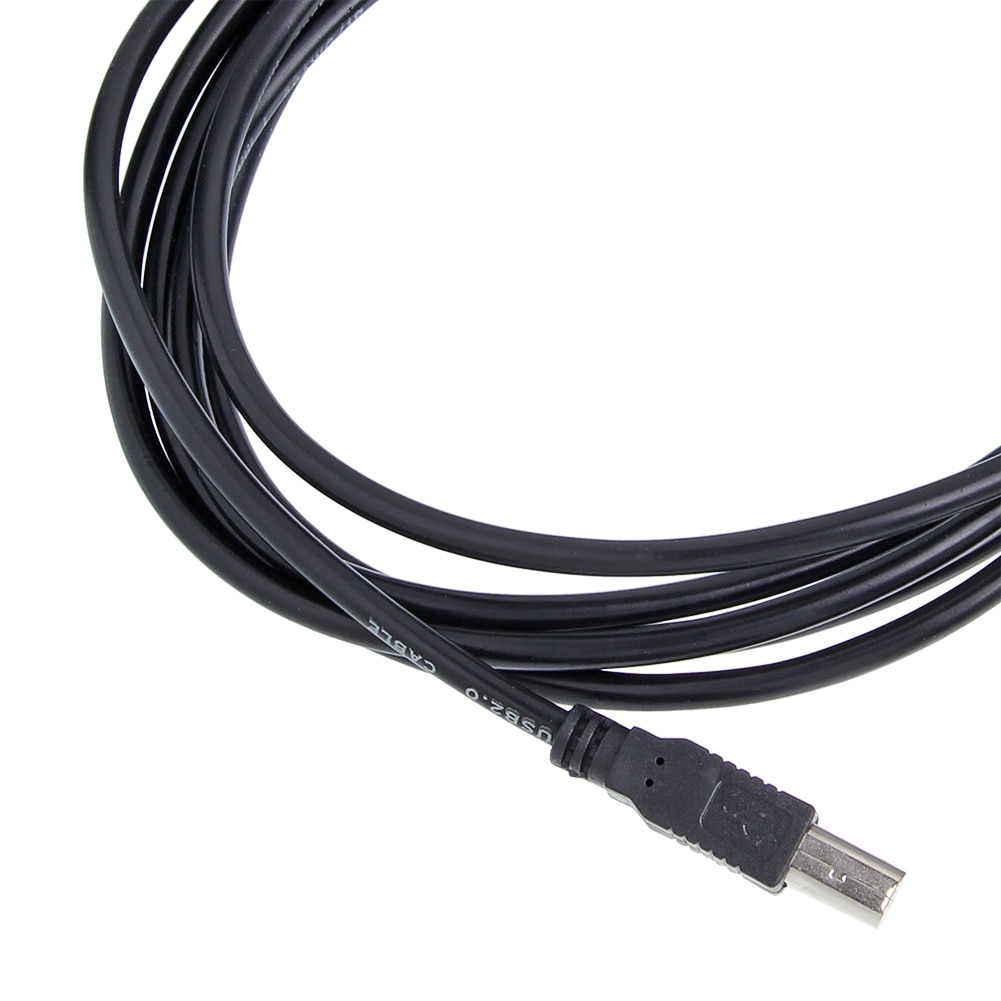 USB Print Kabel 3 Meter Drucker Datenkabel Schwarz USB Daten Kabel Volle Kupfer Core