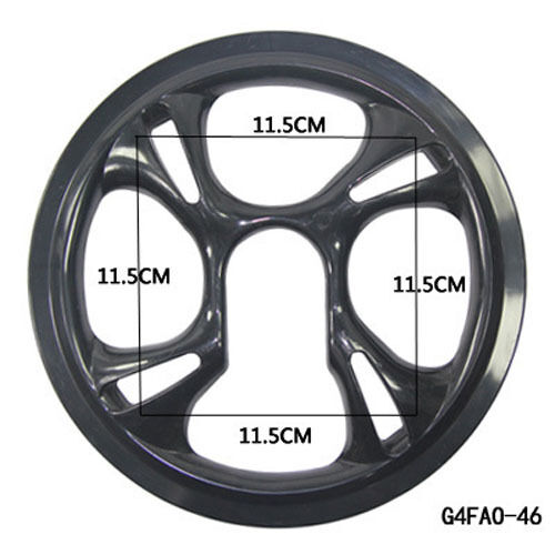 Fiets Tandwiel Crankstellen Kettingblad Guard Protector 36/40/42/44/46/48/52T: 46T