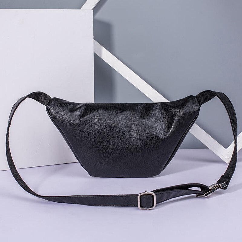 REPRCLA Waist Pack PU Leather Fanny Pack for Women Belt Waist Bag Brand Shoulder Bag Casual Female Chest Bag