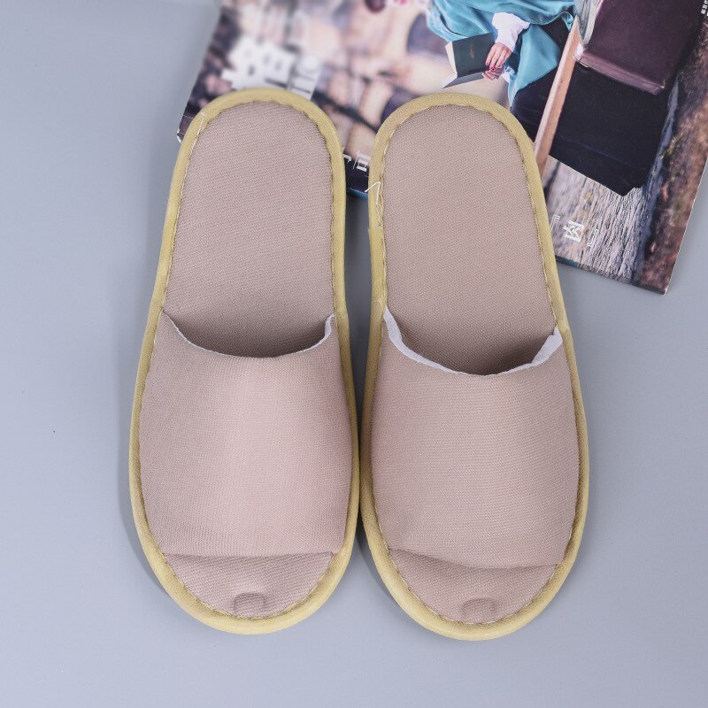 Pantufas fáceis descartáveis para homens e mulheres, chinelos dobráveis, portáteis, uso interno, para viagem, hotel, spa: grey