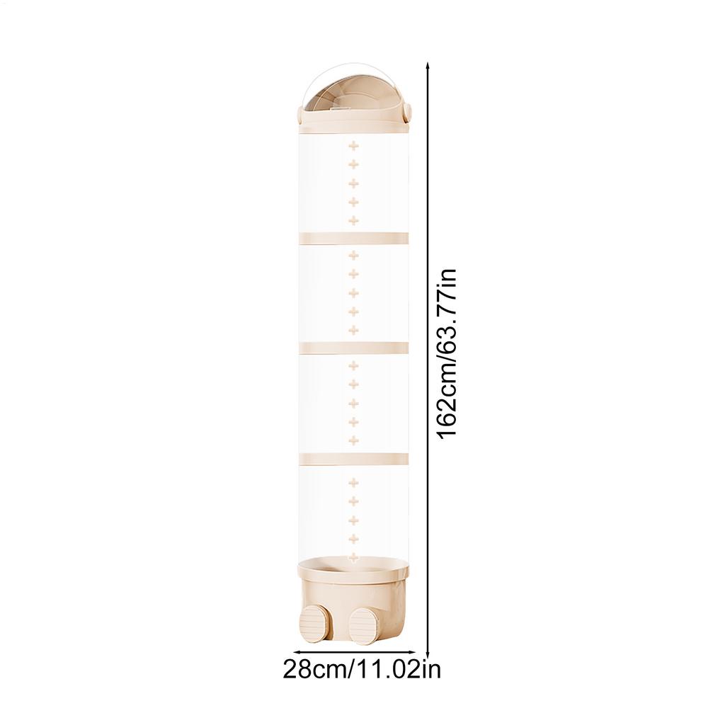 Vertical Toy Storage Tube Kids Plush Doll Clear Storage Tube Stuffed Animal Doll Storage Holder Standing Stackable Soft Toy: Paars