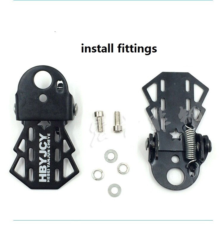 1 par cykel pedal cykel bagaksel pedal mtb mountainbike folde cykel landevej cykling bagsæde pedaler cykel tilbehør: A1 sammenklappelig