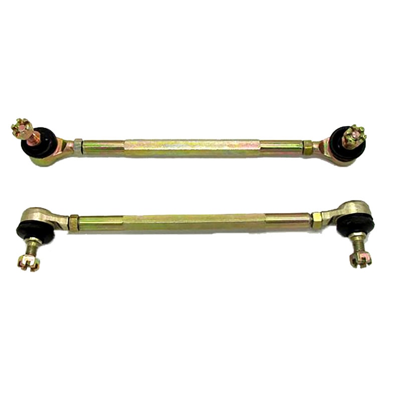 Barra de amarre para eje de dirección M10, 1 par, 200MM-250MM, con varilla de amarre, junta de bola para 4 ruedas, modificación de kart, ATV, Quad, 50cc-250CC, M10