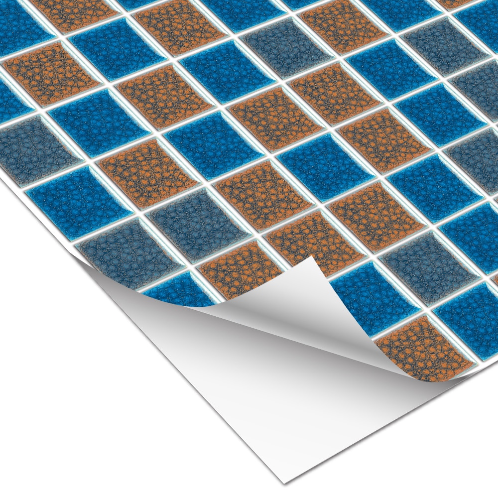 3D mosaic checkered stickers self-adhesive bathroom background wall decoration wallpaper kitchen and bathroom oil and waterproof