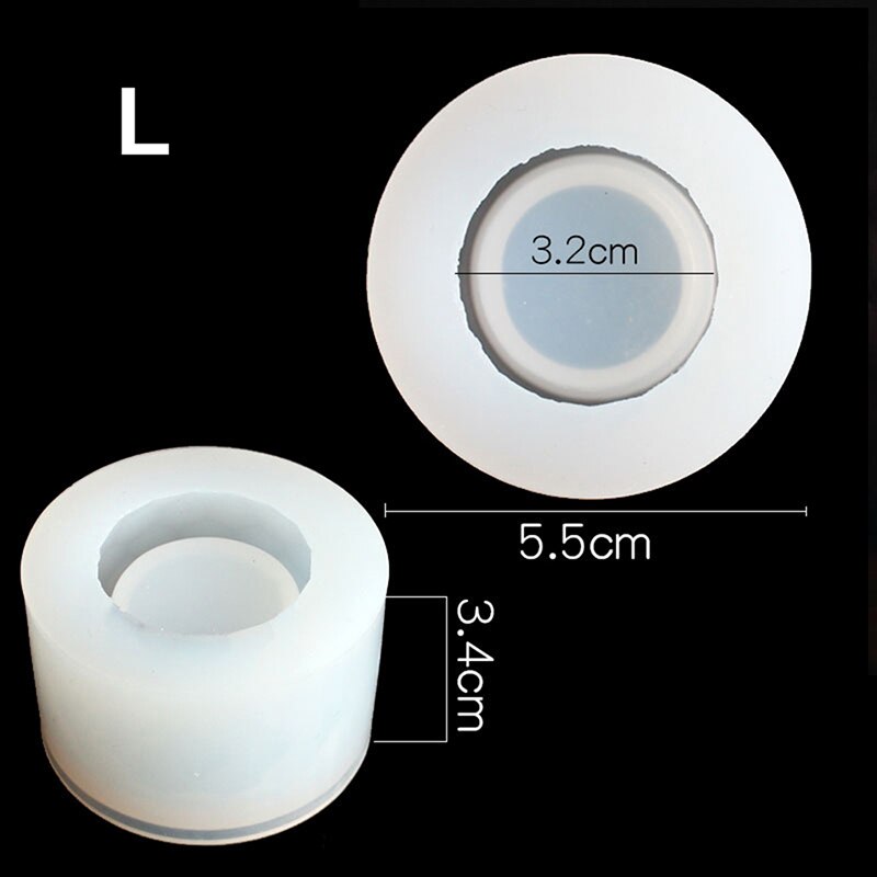 Usefull Silicone Mold Bowl Hand Making Jewelry Resin Necklace Mould Craft DIY Tool: L